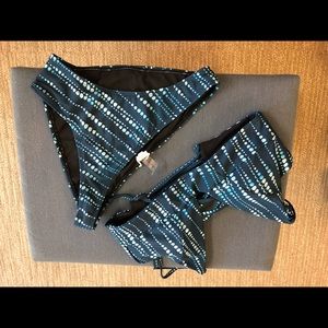 NWT, MEDIUM CUPSHE BIKINI BLUE